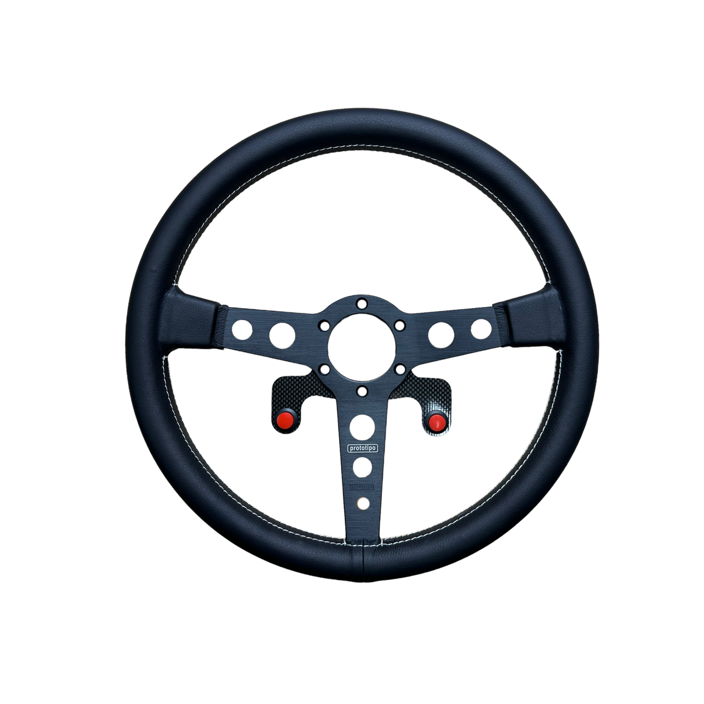 Carbon Fiber Racing Wheel Horn Button