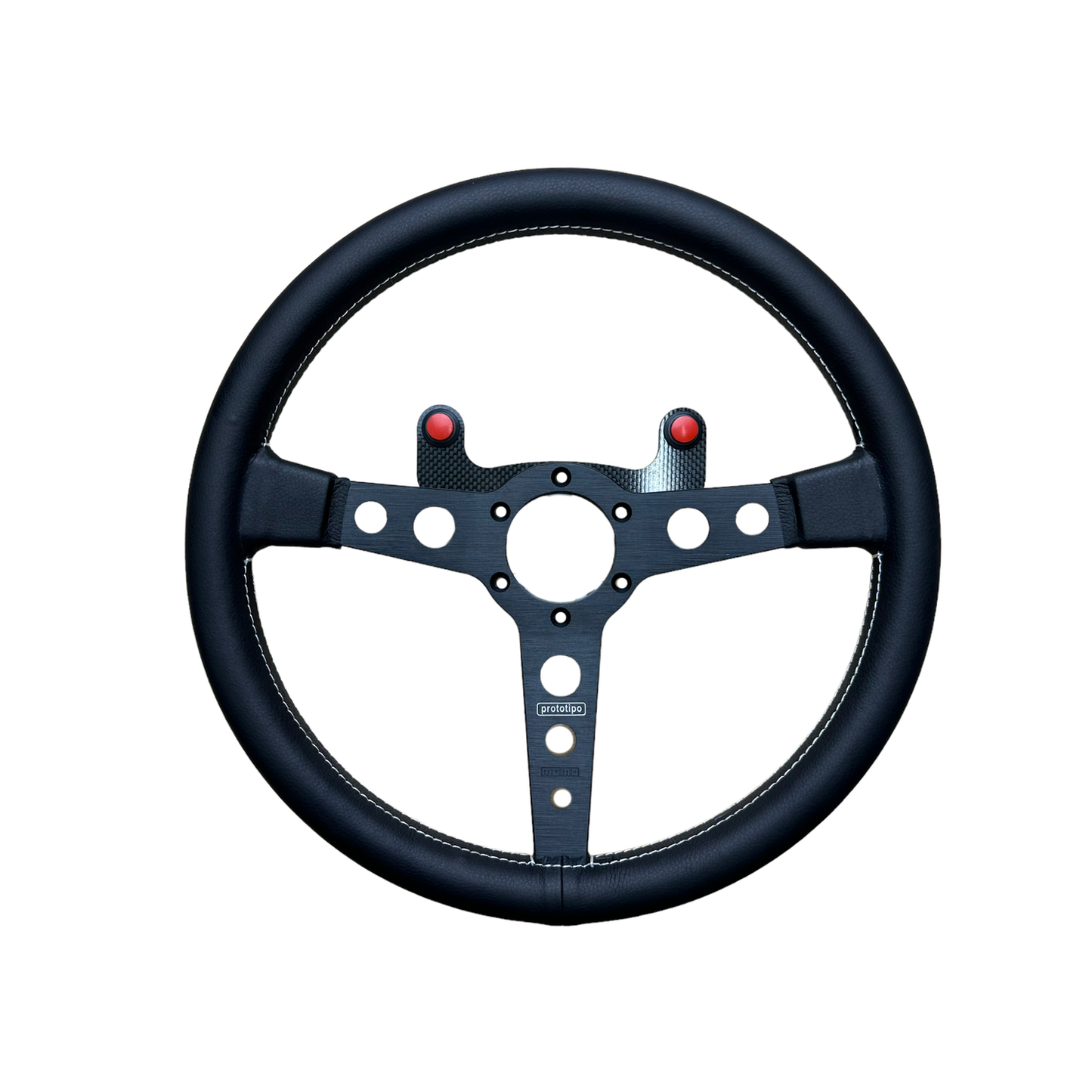 Carbon Fiber Racing Wheel Horn Button