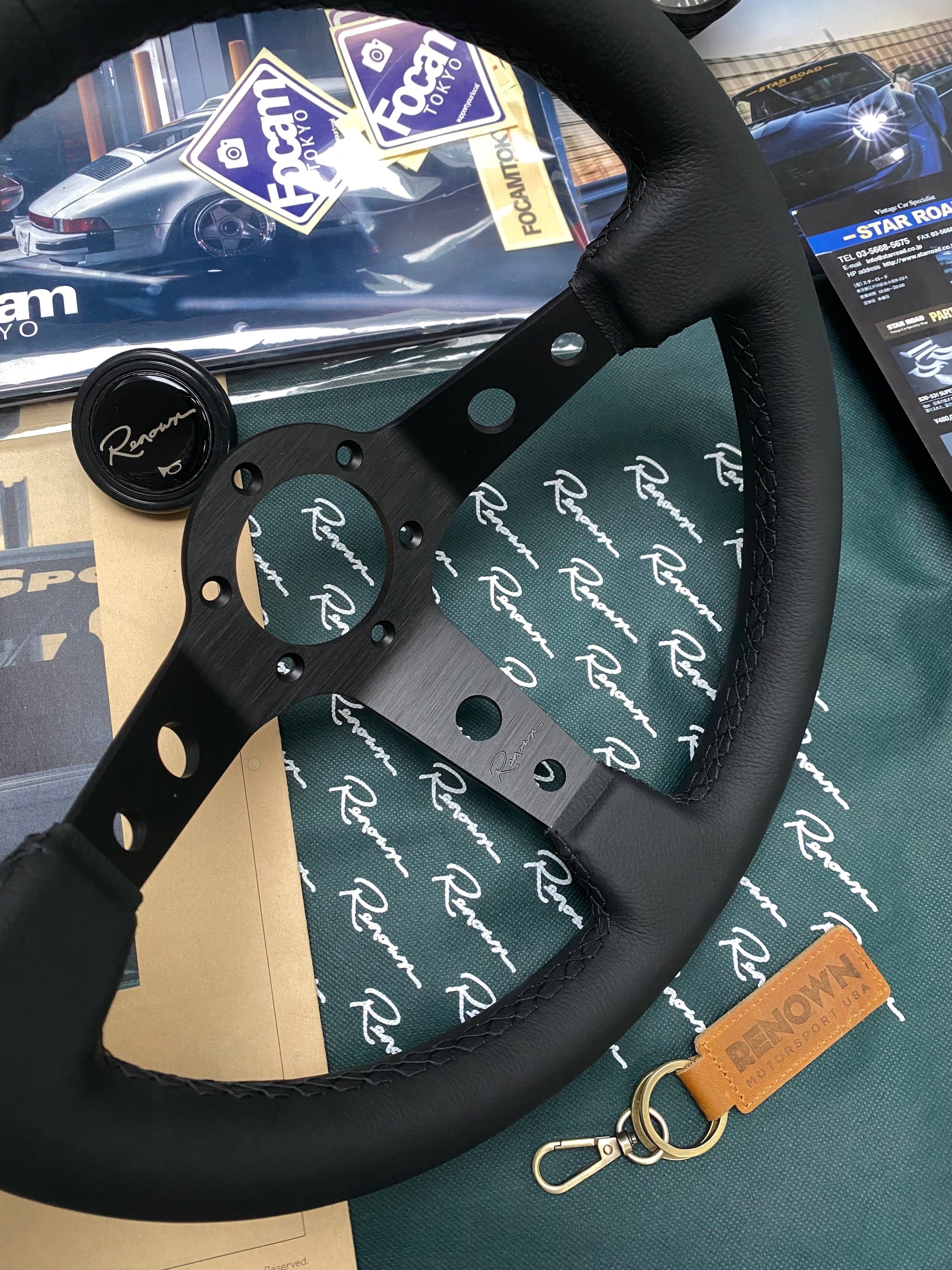 LIMITED Renown 100 Dark 330mm Steering Wheel – Renown USA