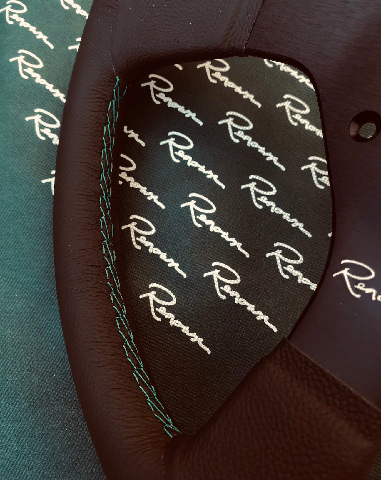 LIMITED Renown Champion Malachite Leather Steering Wheel