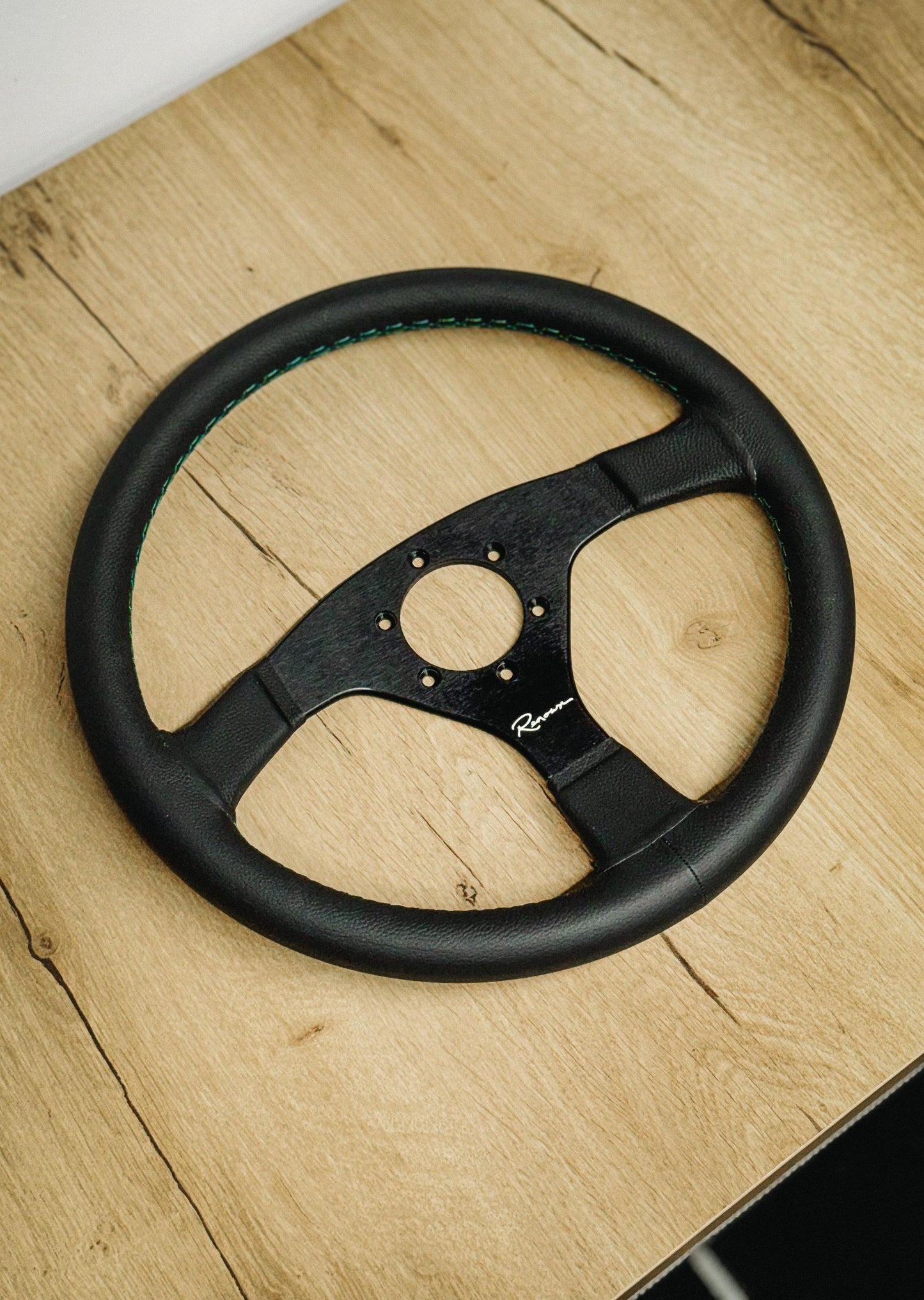LIMITED Renown Champion Malachite Leather Steering Wheel