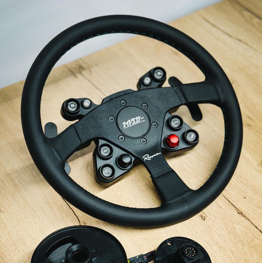 LIMITED Renown Champion Malachite Leather Steering Wheel