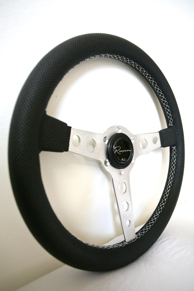 レナウン モナコP シルバー 35π CHIPS Renown Monaco Silver Steering Wheel – Renown USA