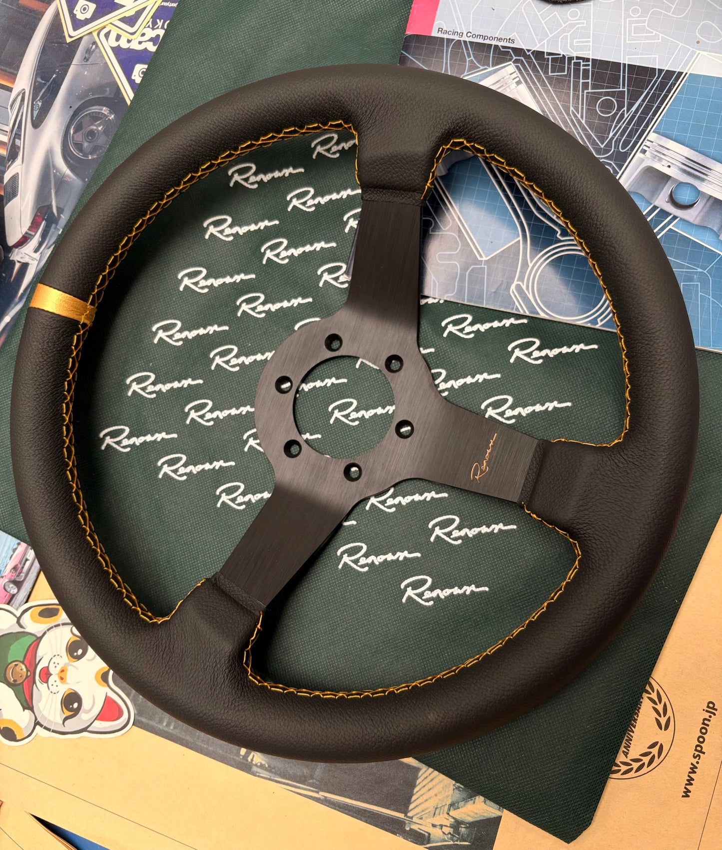 LIMITED Renown Time Trial JPS Gold Steering Wheel