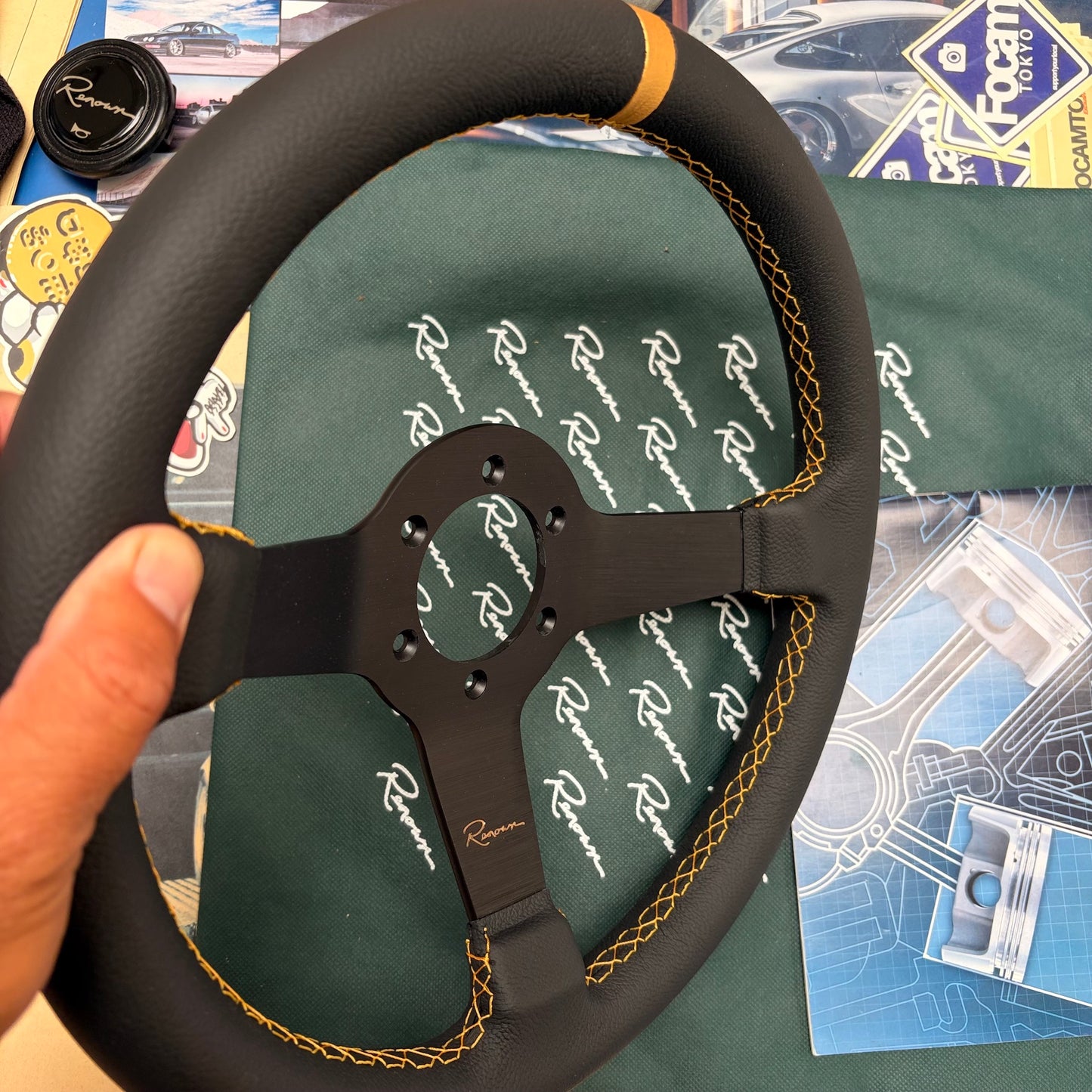 LIMITED Renown Time Trial JPS Gold Steering Wheel