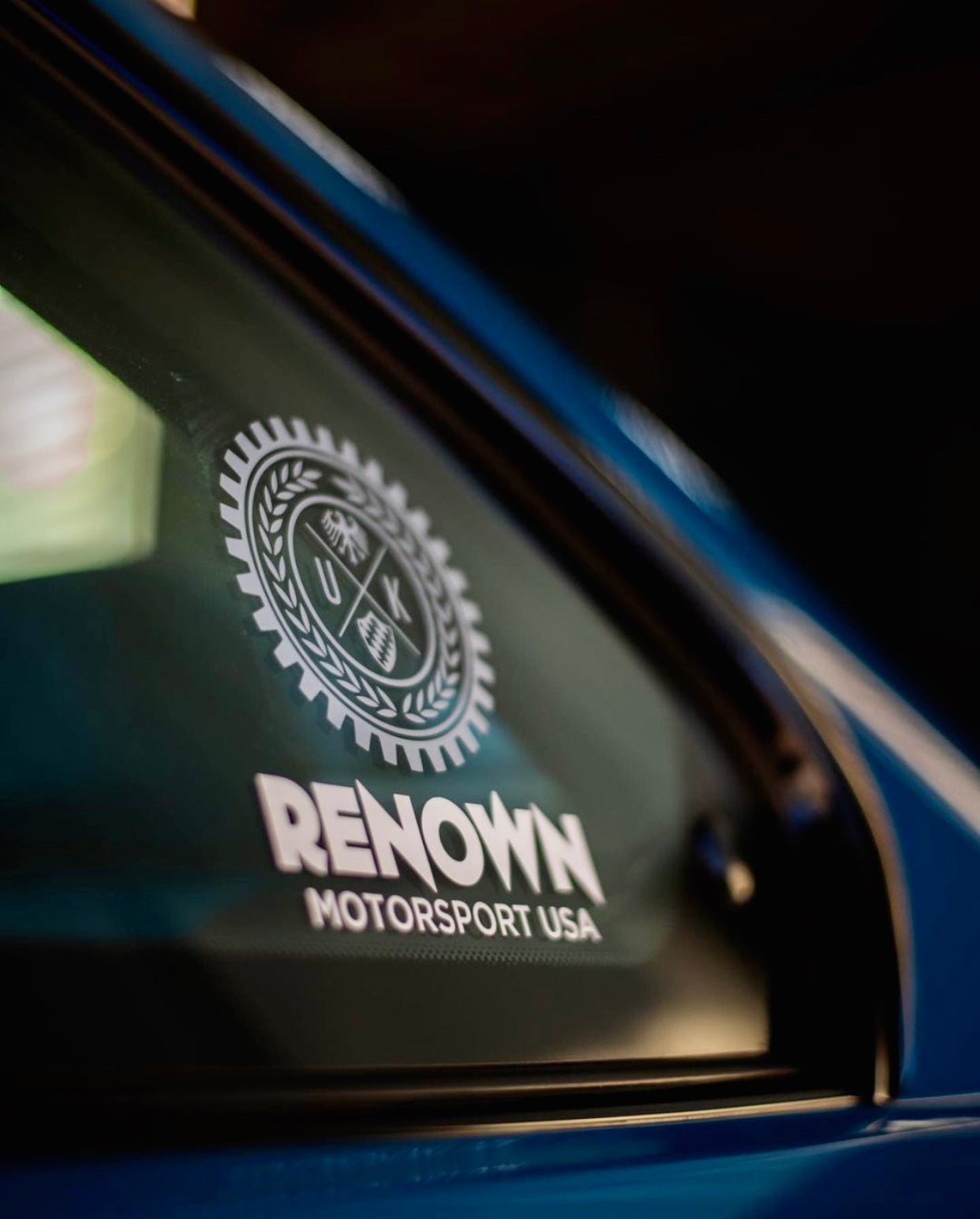 5" Renown Motorsport Badge Decal - Quantity 2